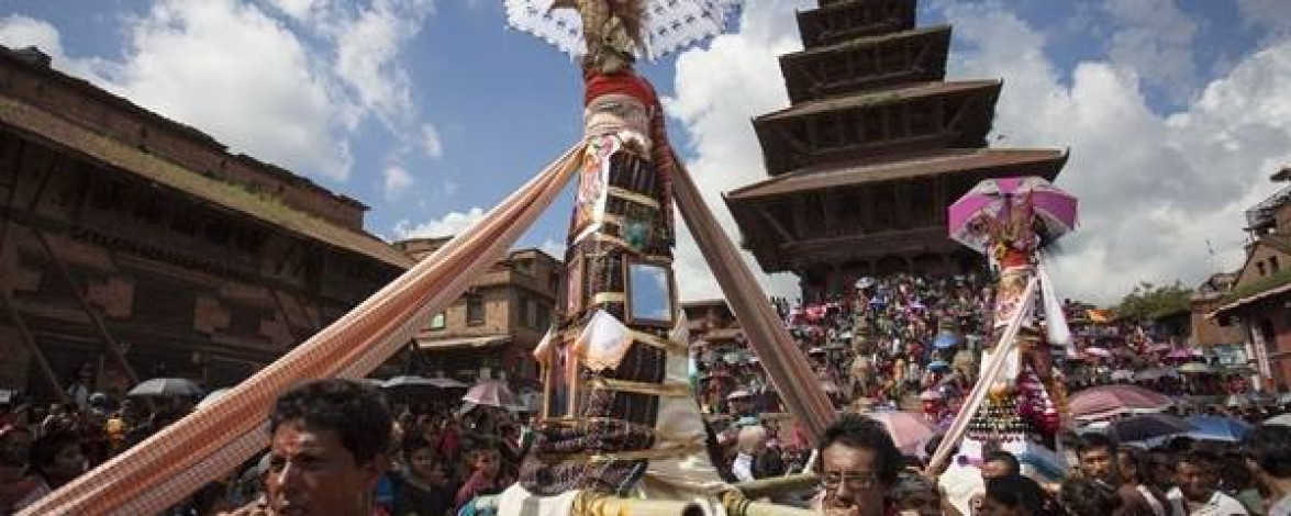 Gaijatra Festival in Nepal (8th August 2017)